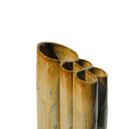 Vase & brush Holder - Stoneware Pottery - Art Department LLC