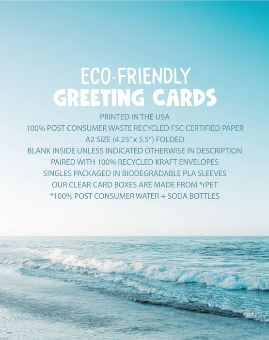 Raccoon Heart Blank Note Card - Art Department LLC