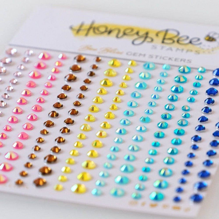 Bee Bliss Gem Stickers - 210 Count