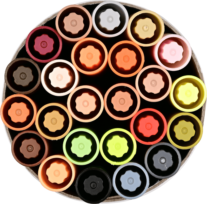 Studio Series Dual - Tip Skin Tone Markers (Set of 24) - Art Department LLC