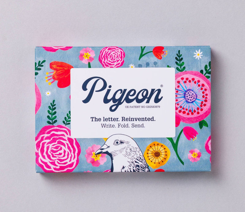 Wildflower Pigeon, Floral Letter Pack - Pack of 6 Letters - Art Department LLC