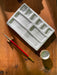 Large 9 - Pan Ceramic Artist Paint Palette - Art Department LLC