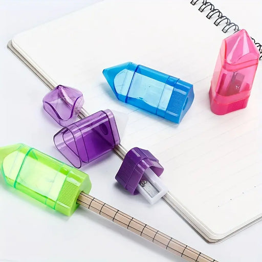 Single Barrel Pencil Sharpener With Pointed Eraser