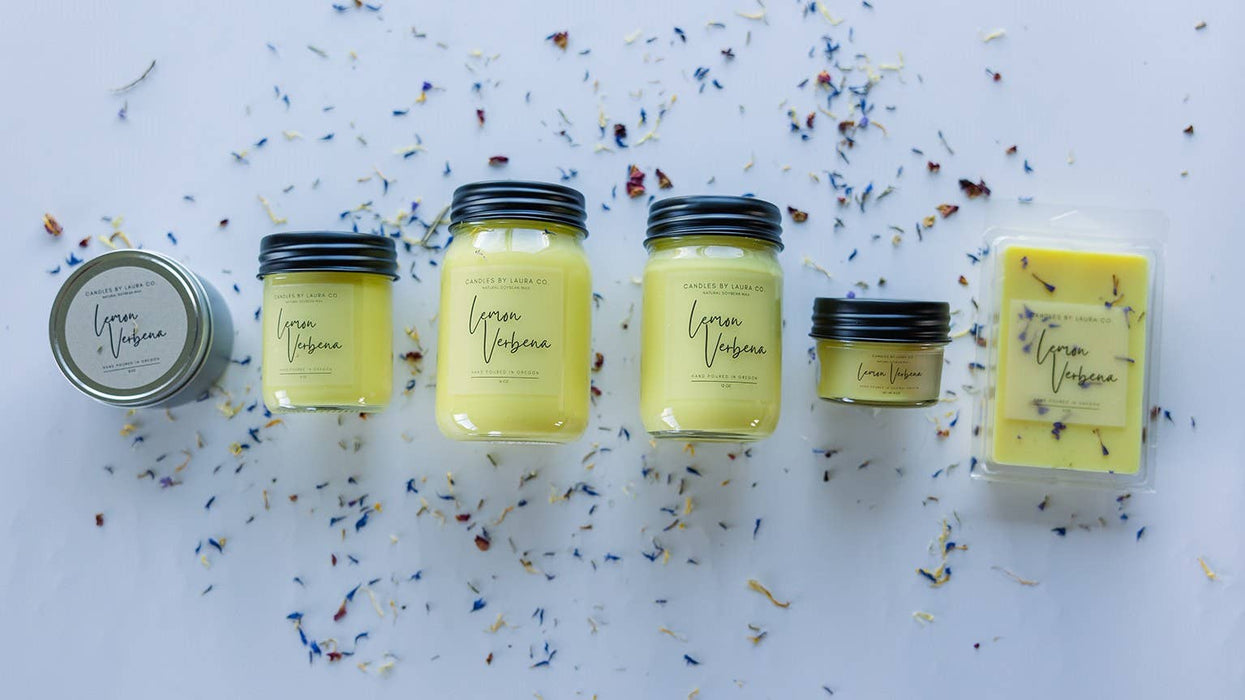 Lemon Verbena Soy Jar Candle - Art Department LLC