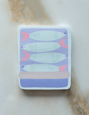 Die - Cut Sticky Notepad | Tinned Fish - Art Department LLC