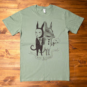 Fox & Comet - Screen - printed T-shirt - Art Department LLC