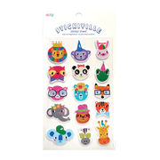 Stickiville: Standard Stickers - Party Animals (1 Sheet) - Art Department LLC
