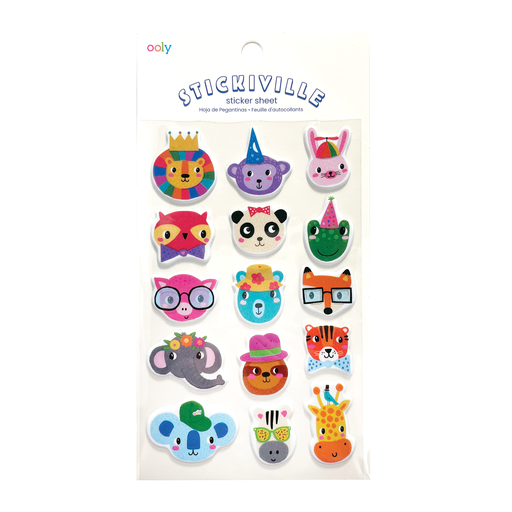 Stickiville: Standard Stickers - Party Animals (1 Sheet)