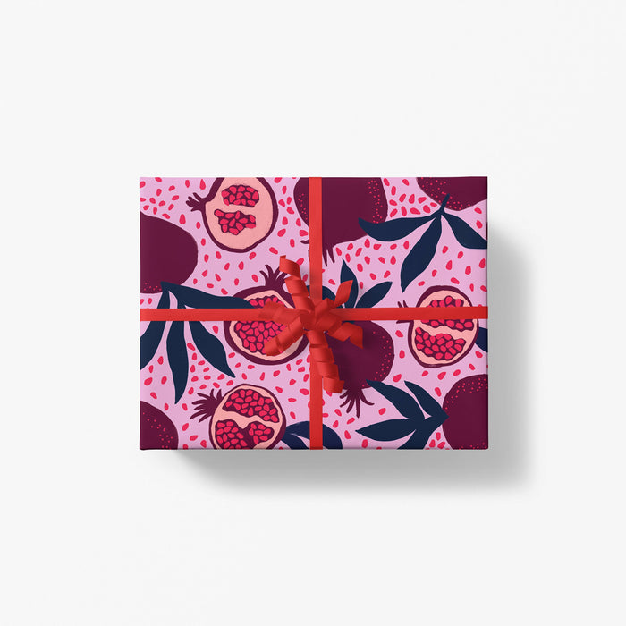 Winter Ruby Gift Wrap, 3 Sheets