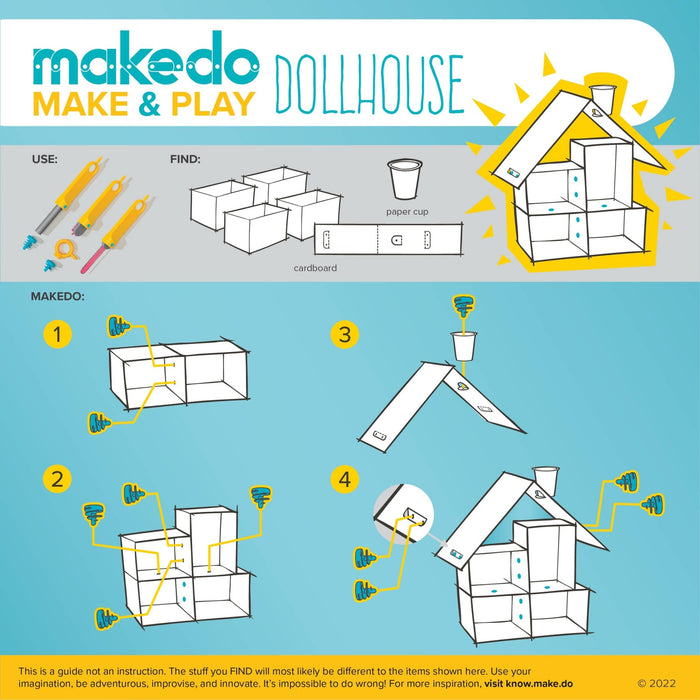 DISCOVER | Makedo Cardboard Construction Kit - Art Department LLC
