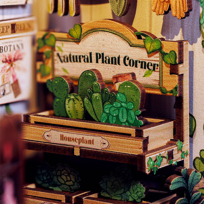 DIY Book Nook Kit: Green Life Bookshop - Art Department LLC