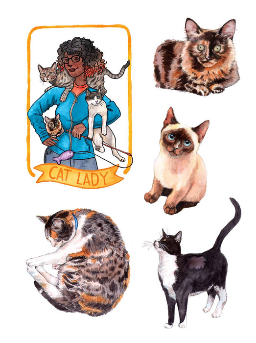Cat's Meow Sticker Book - Art Department LLC