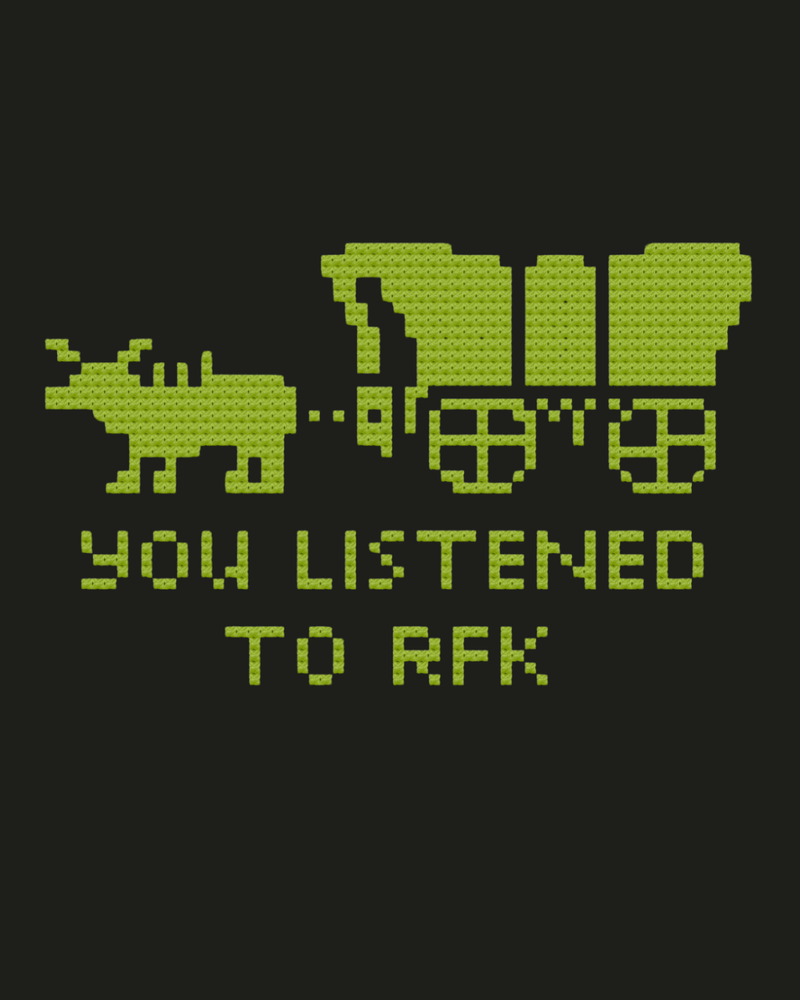 You Listened to RFK Cross Stitch Kit - Art Department LLC