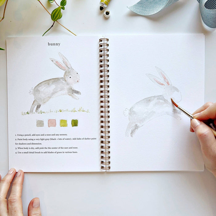 Animals watercolor workbook - Art Department LLC