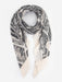 Shelby Lightweight Scarf - Black & White Architecture Design - Art Department LLC