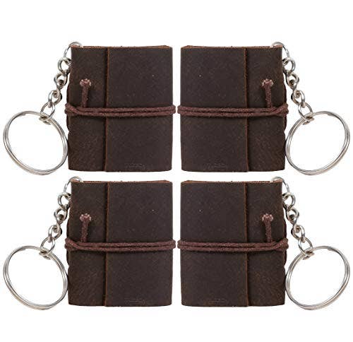 TUZECH Handmade Leather Mini Key Chain Journal - Art Department LLC
