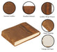 Rustic Brown Leather Journal with Handmade White Paper - Art Department LLC