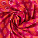 Lightweight Cotton Scarf - Pink/Orange, Retro Geometric - Art Department LLC
