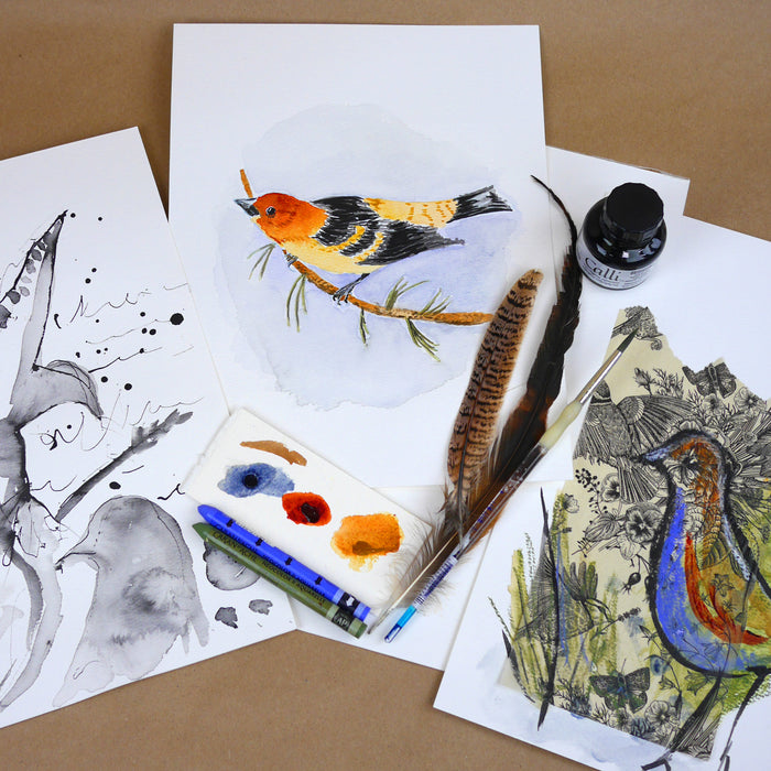 Creative Club - Brushstrokes & Birdsong Kit + Course