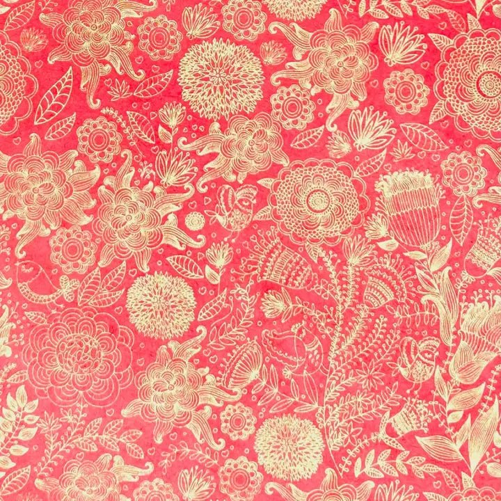 Black Ink Handmade Decorative Paper 12x12 sheets - Art Department LLC