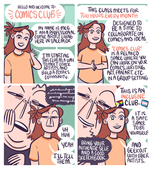 Comics Club With Meg Adams - Art Department LLC