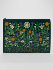 Blue Q Zipper Pouch - Art Department LLC