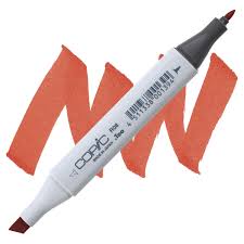 Copic Original Marker R08 Vermillion - Art Department LLC