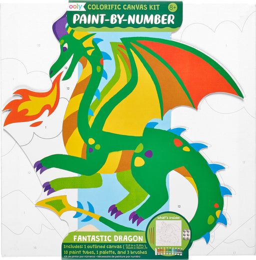 Paint by Number Kit, Dragon