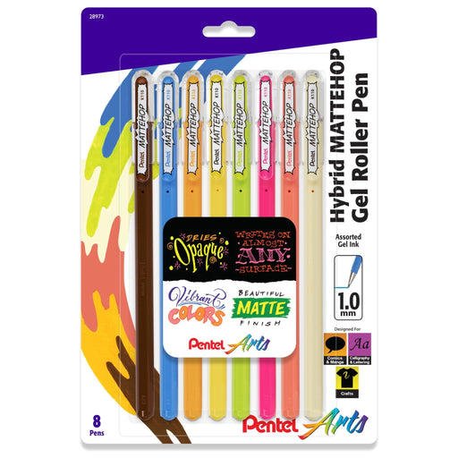 MATTEHOP Gel Roller 8 Pen Set - Art Department LLC