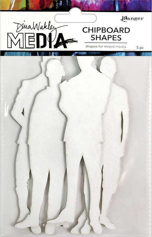 Ranger Dina Wakley Media Chipboard Shapes- The Men