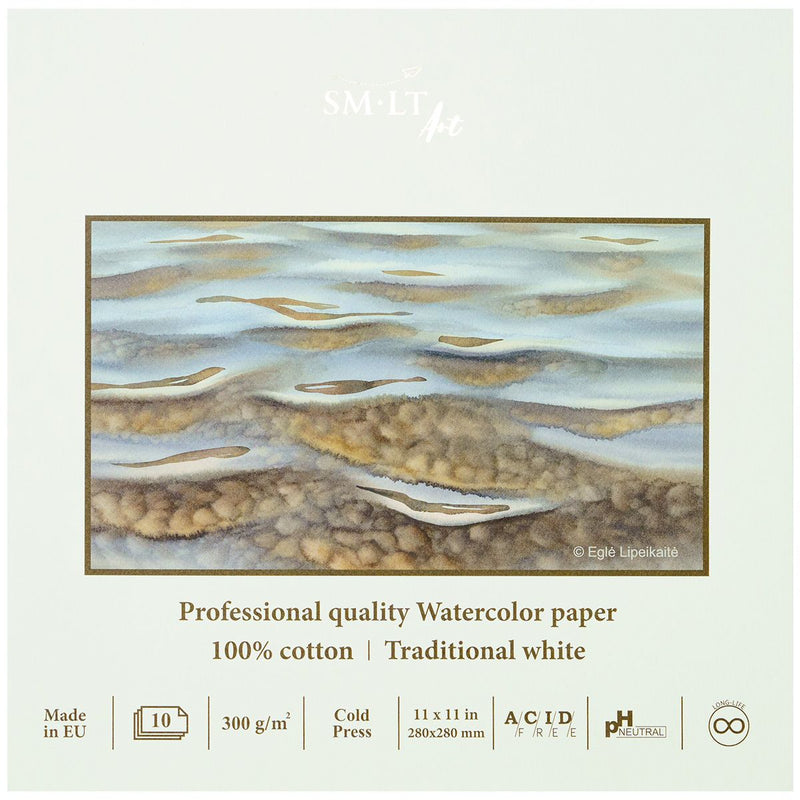 SMLT Professional Watercolor Paper Pads, 300 gsm