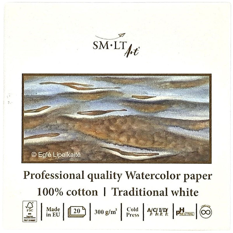 SMLT Professional Watercolor Paper Pads, 300 gsm
