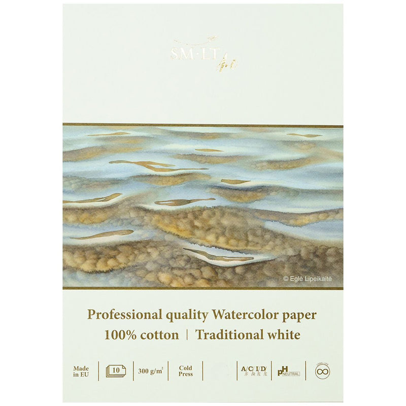 SMLT Professional Watercolor Paper Pads, 300 gsm