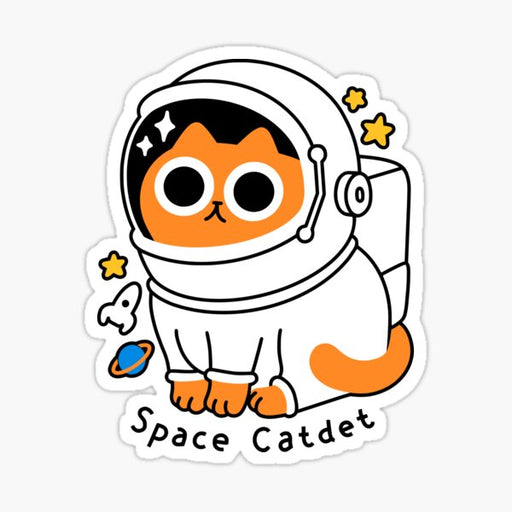 Space Catdet Sticker