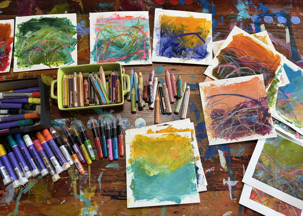 Taking a Line for a Walk with Dayna Collins - Art Department LLC