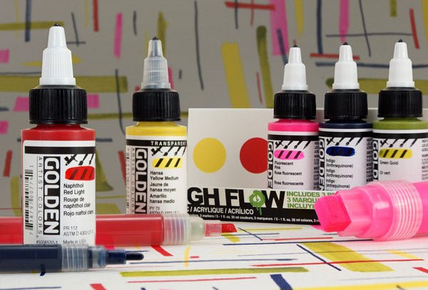 Golden High Flow Acrylics 4oz - Art Department LLC