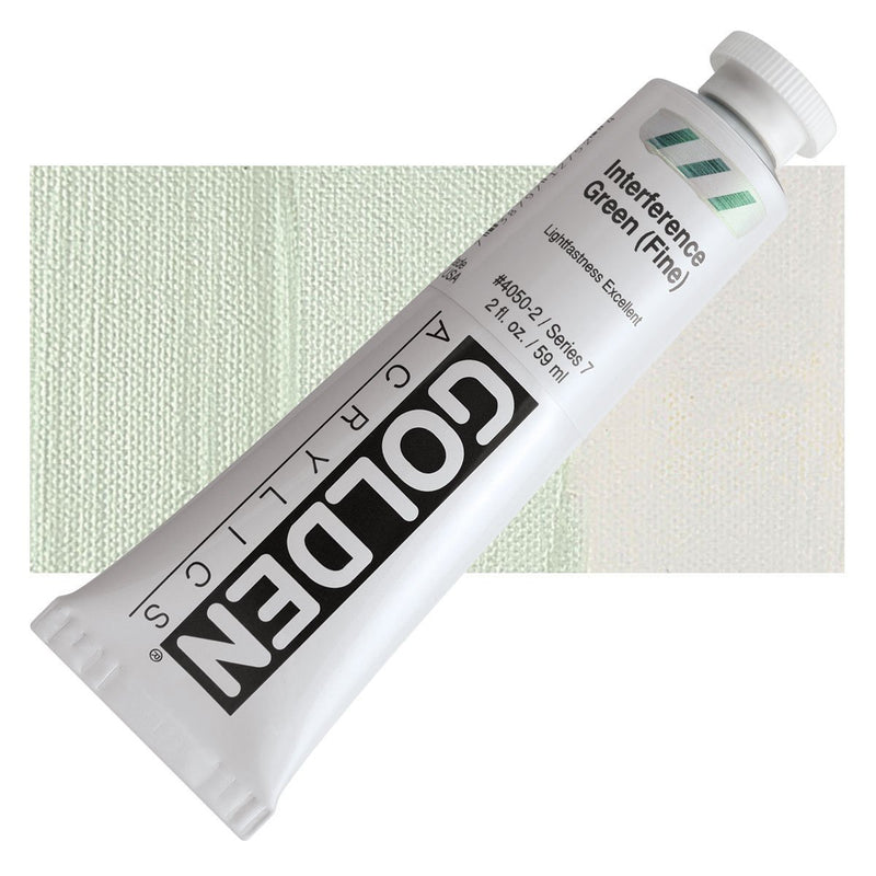 Golden Interference and Iridescent Heavy Body Acrylics 2oz - Art Department LLC