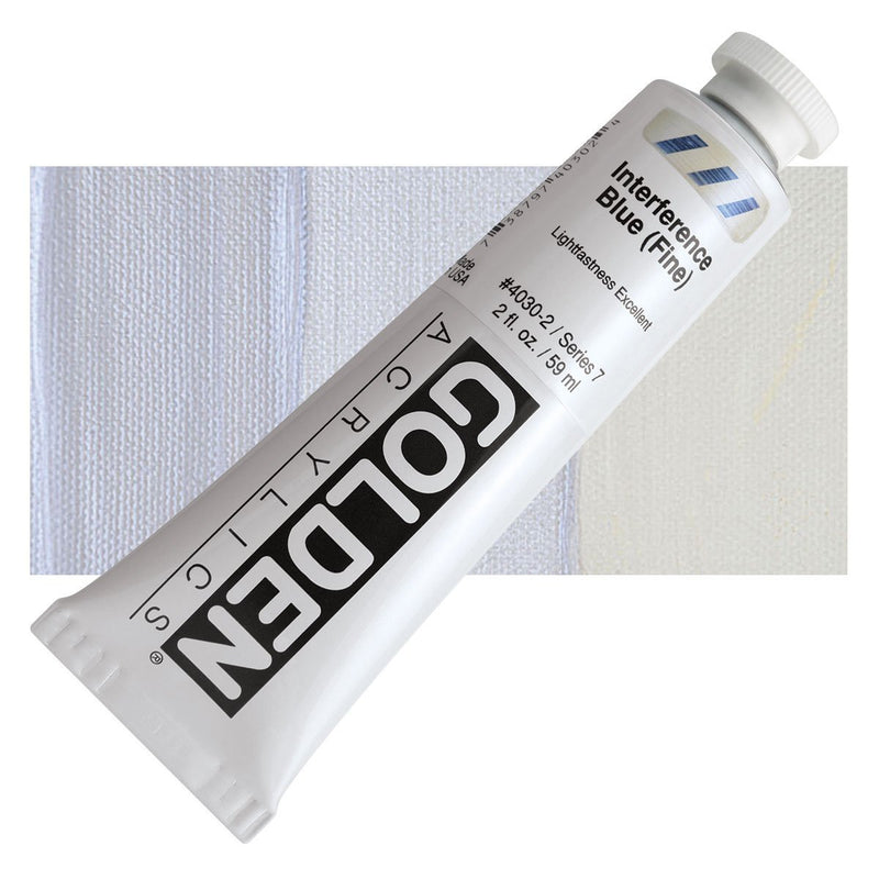 Golden Interference and Iridescent Heavy Body Acrylics 2oz - Art Department LLC