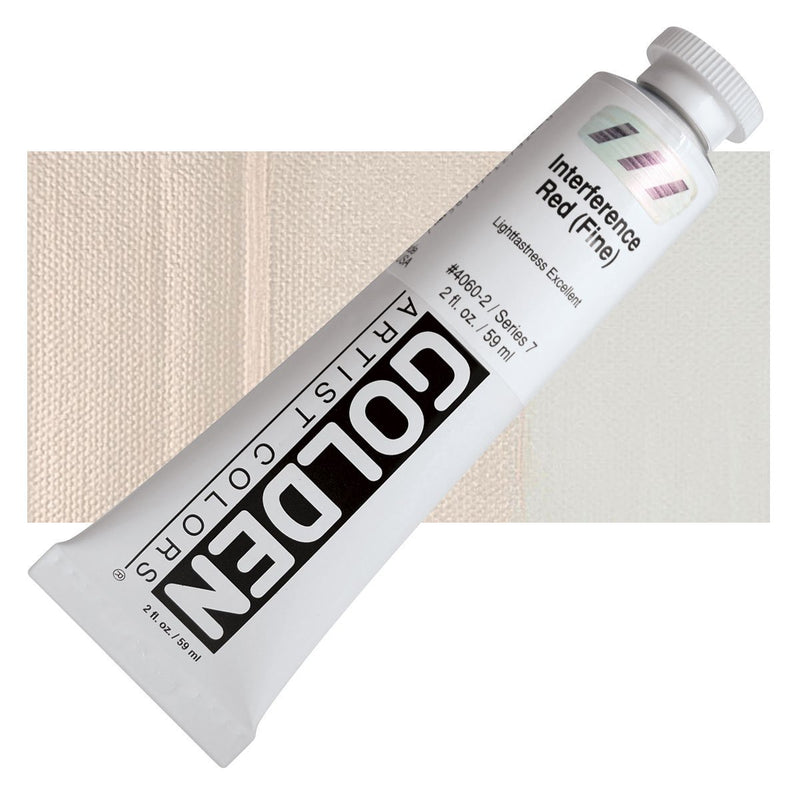 Golden Interference and Iridescent Heavy Body Acrylics 2oz - Art Department LLC