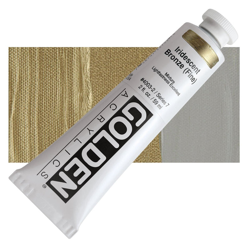 Golden Interference and Iridescent Heavy Body Acrylics 2oz - Art Department LLC