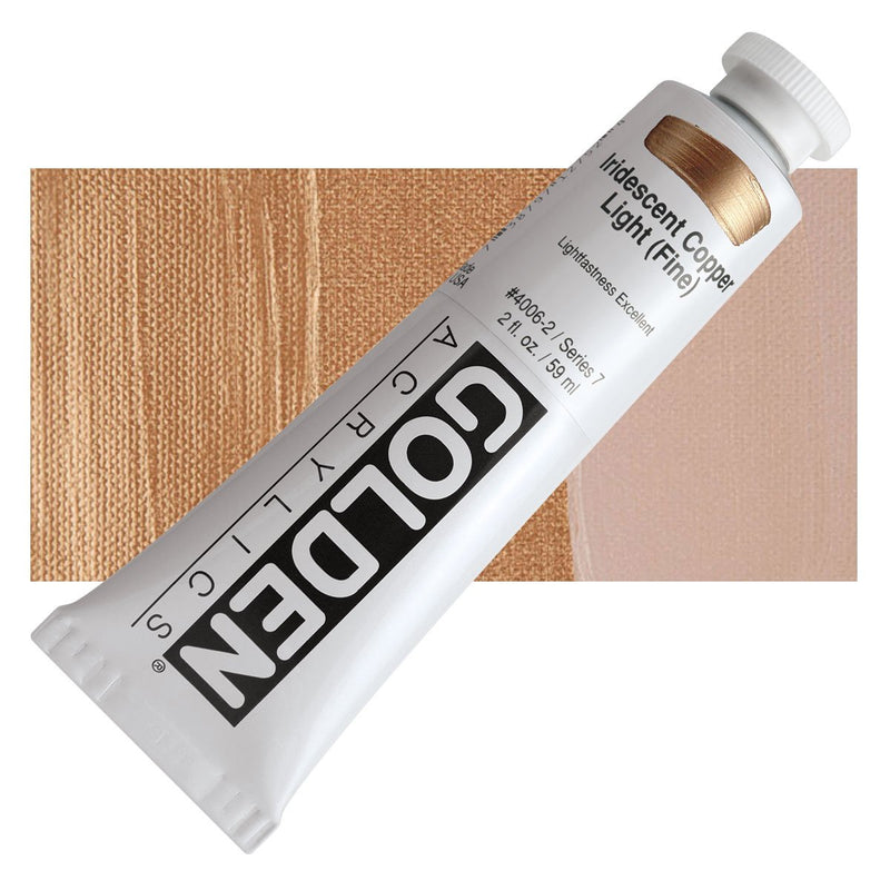 Golden Interference and Iridescent Heavy Body Acrylics 2oz - Art Department LLC