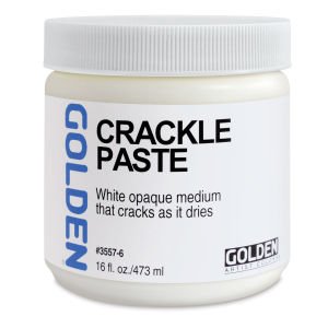 Golden Crackle Paste - Art Department LLC