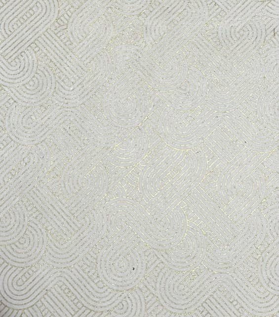 Geometric, Gold on Cream Decorative Paper