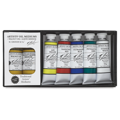 M. Graham Solvent Free Oils - Oil Color set with FREE Mediums | Art Department LLC