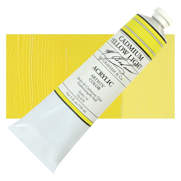 M.graham & Co. Cadmium Yellow Light Tube Acrylic Color 150ml 52070