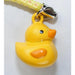 Painted Brass Bell Zipper Pulls, Yellow duck