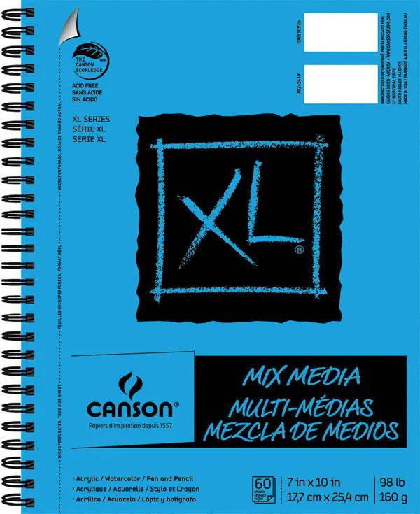 Canson XL Mixed Media Pads - Art Department LLC