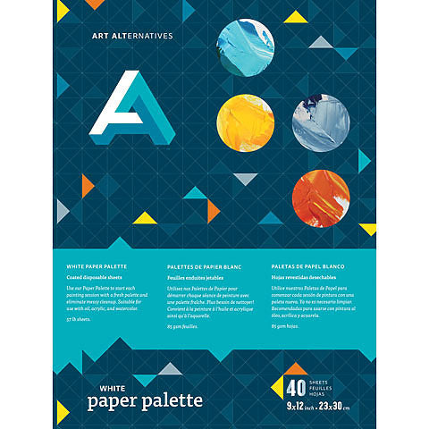 White Paper Palette Pads16X20" | Art Alternatives