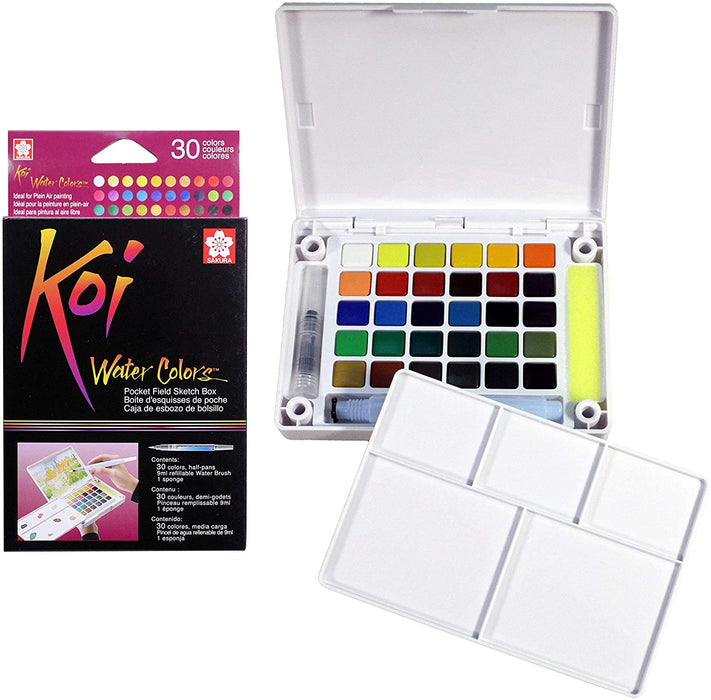 Koi Watercolor 30 Field Sketch Box | Sakura