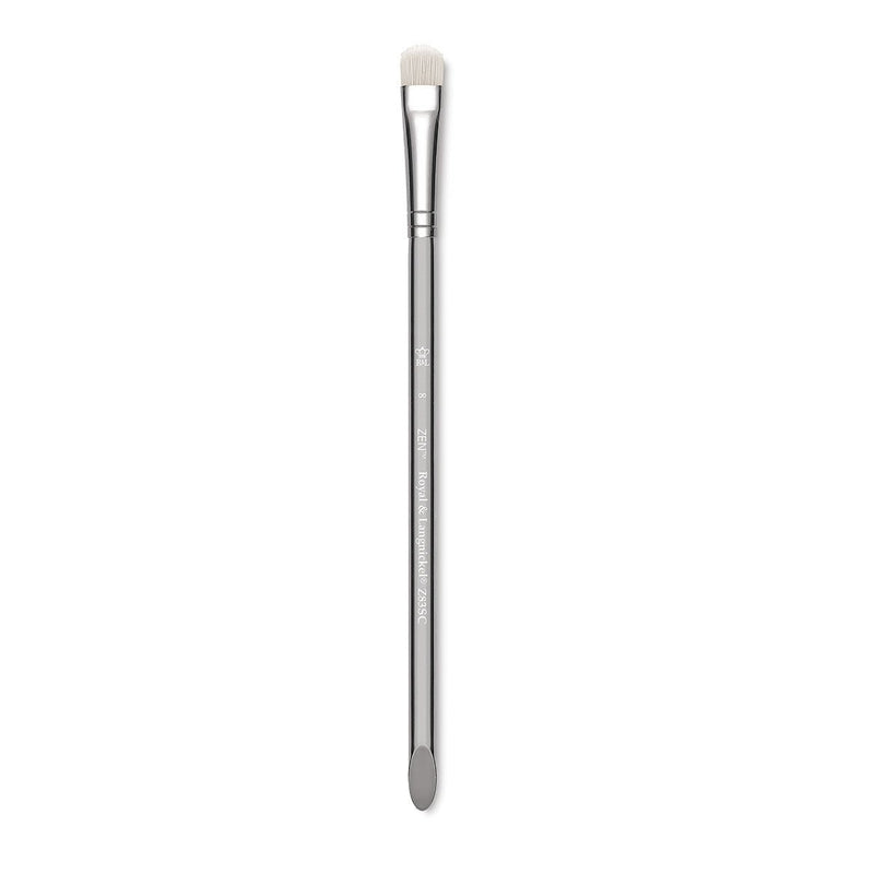 Zen Series 83 Synthetic Watercolor Scraper Short Handle Brushes - Art Department LLC